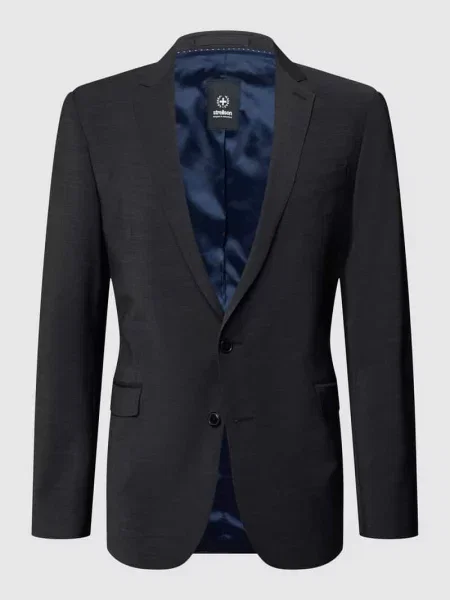 Marynarka na 2 o kroju slim fit z dodatkiem wełny „Flex Cross” Strellson