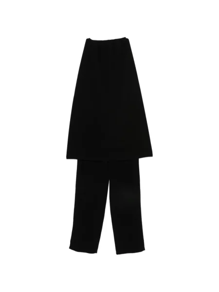 Pantaloni Vestiaire D'un Oiseau Libre fără bretele negru