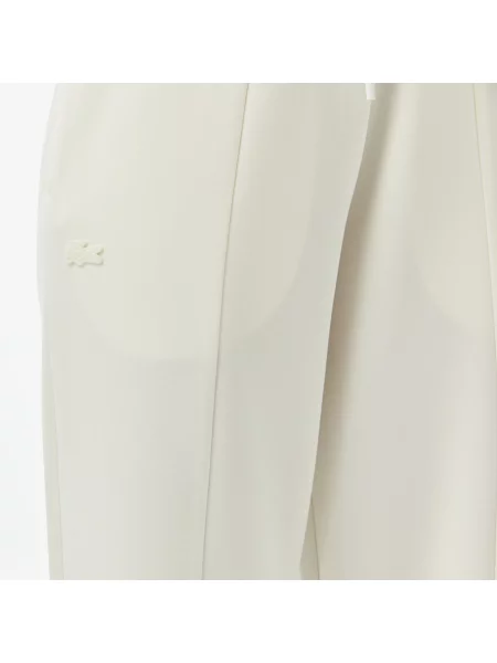 Lacoste Spodnie Dresowe Loose Fit białe