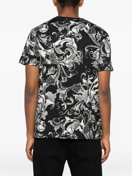 Tricou Versace Jeans Couture cu imagine negru