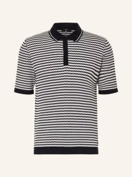 Cinque Dzianinowa Koszulka Polo Ciflavien blau białe