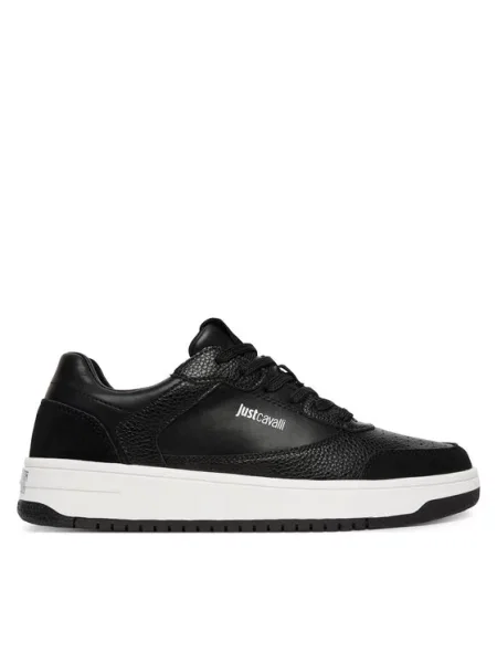 Sneakersy Just Cavalli skórzane czarne