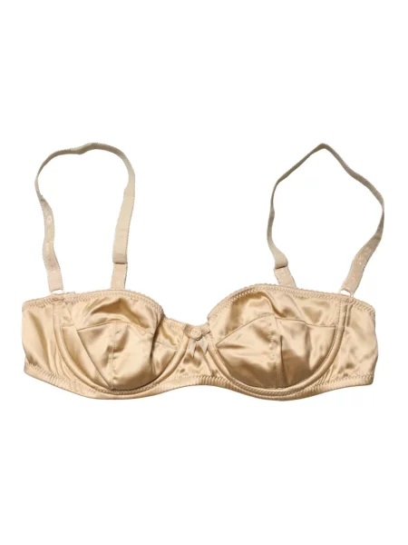Biustonosz balkonetka Dolce And Gabbana beżowa