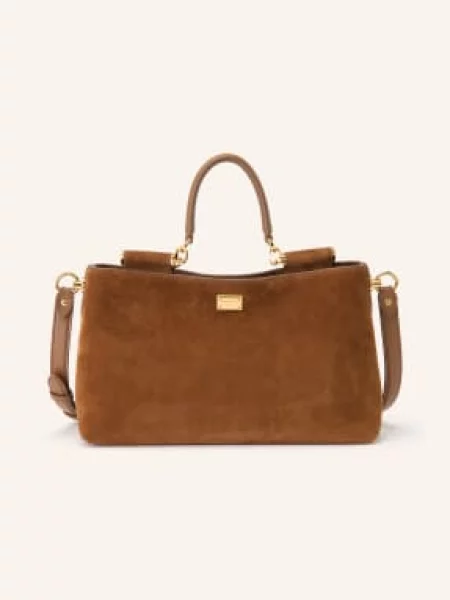 Dolce & Gabbana Kabelka Vittoria / zlatá hnědá