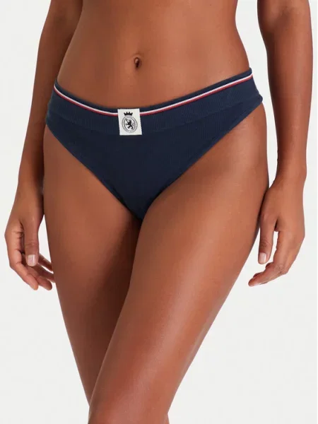 Tommy Hilfiger Stringi granatowy