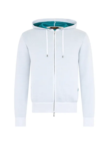 Hanorac cu glugă Moorer alb