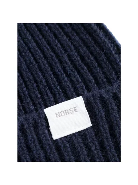 Czapka Norse Projects wełniana niebieska