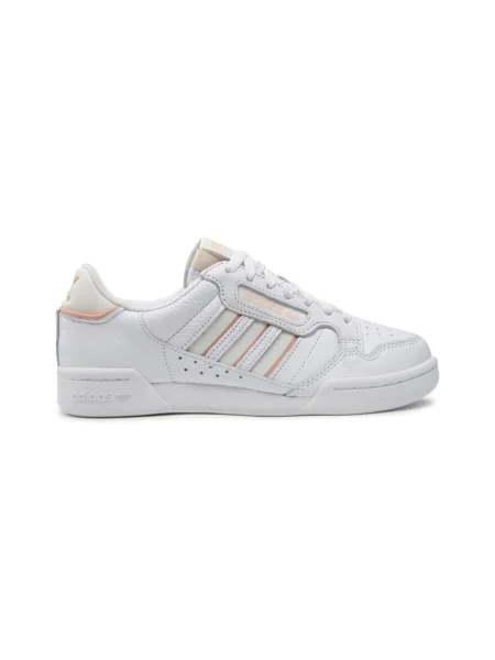 Csíkos félcipő Adidas fehér