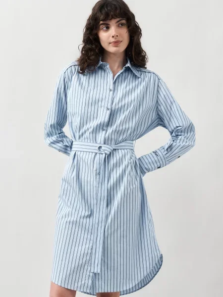 BOSS Rochie tip bluză / deschis albastru