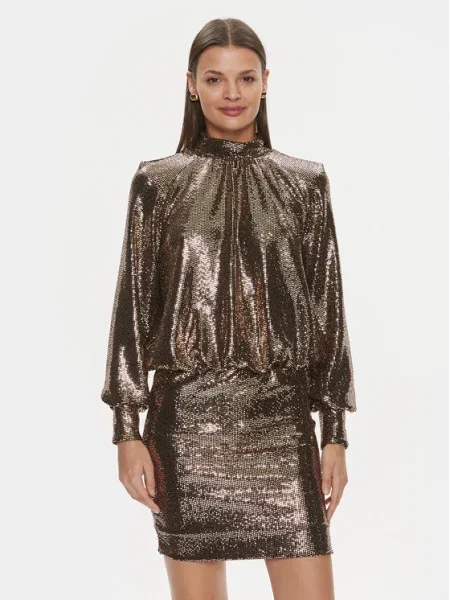 ViCOLO Rochie cocktail auriu