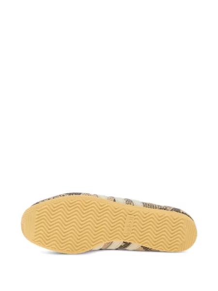 Leopárdmintás póló Adidas fekete