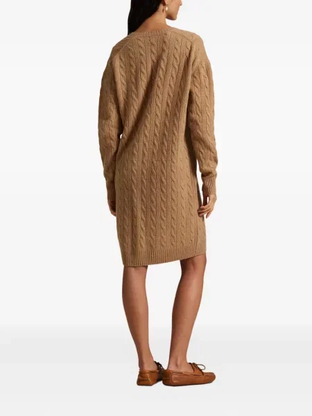 Căciulă Polo Ralph Lauren cu broderie tricotate de costum albastru