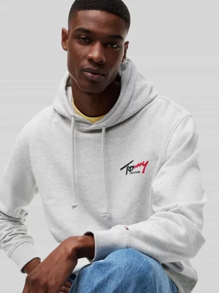 Bluza Tommy Jeans szara