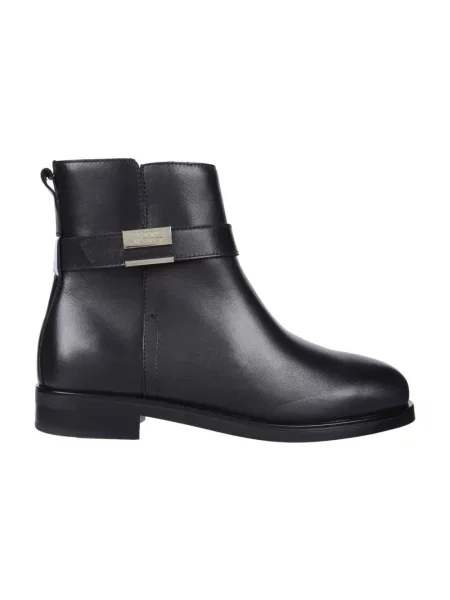 Buty do kostki Tommy Hilfiger skórzane czarne