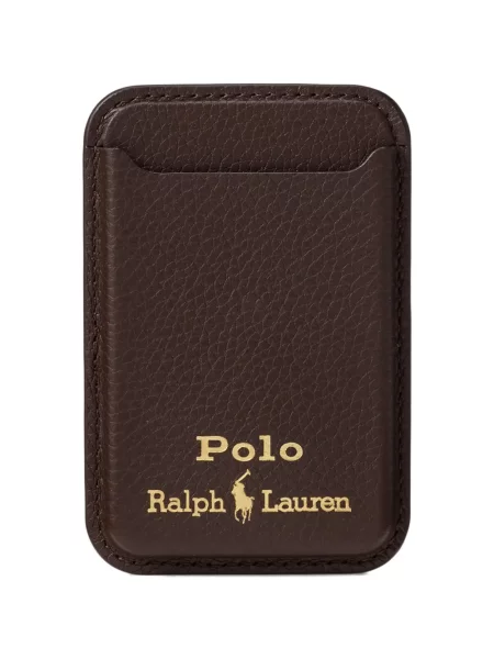 Mănuși Polo Ralph Lauren din piele de căprioară cu șireturi cu vârf închis albastru