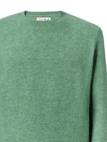 Pulover Mc2 Saint Barth din lână alpaca verde