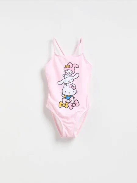 Reserved Strój kąpielowy Hello Kitty and Friends różowy