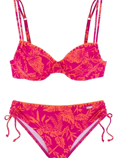 VENICE BEACH Bikiny oranžová ružová