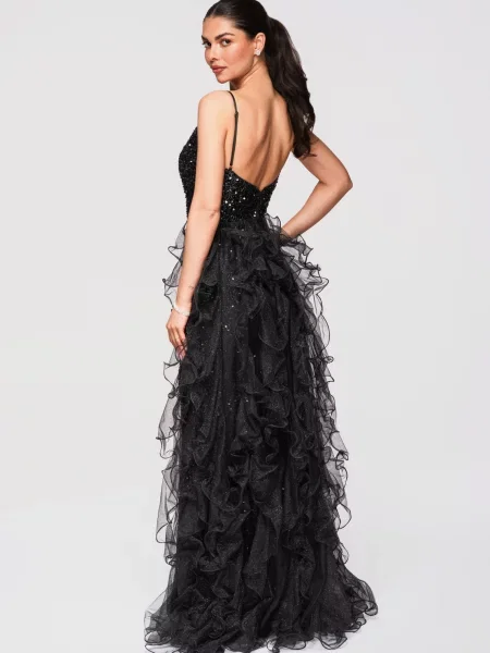 Rochie de seară Edoti negru