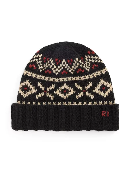 Polo Ralph Lauren căciulă cu lână negru