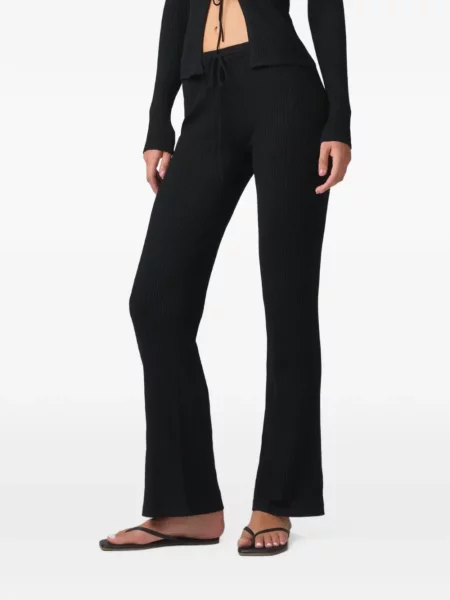 Pantaloni Kiki De Montparnasse tricotate negru