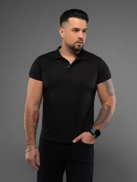 ISSA Plus Поло Бавовна/акрил чорний