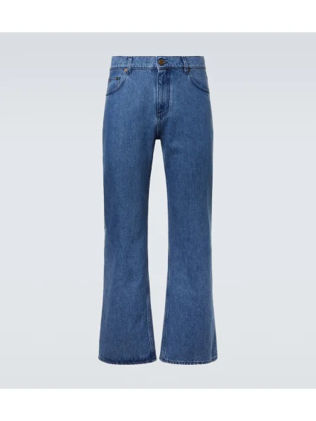 Blugi drepți Gabriela Hearst albastru