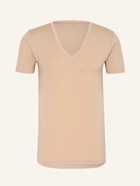 Mey Koszulka W Serek Z Serii Business Class beige biała