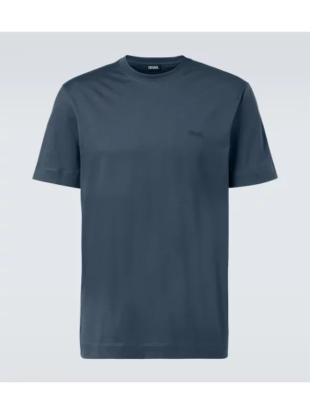 Tricou Zegna albastru