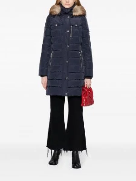 Apykaklė striukė Michael Michael Kors su kailiu
