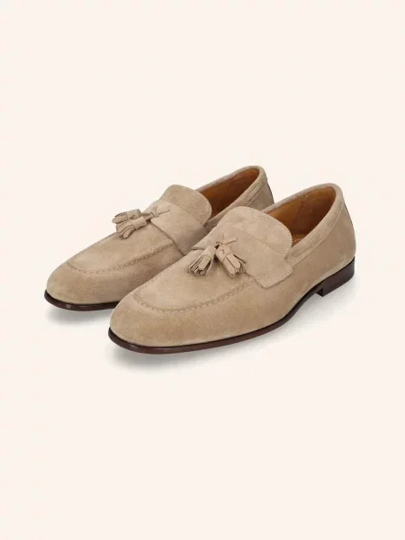 Heinrich Dinkelacker Loafersy Amalfi Plain Tassel V braun