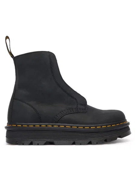 Dr. Martens Botki Zebzag Laceless Black Wyoming czarny