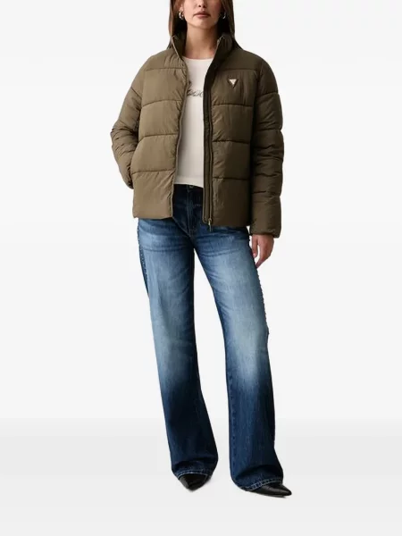 Široke traperice Guess s autogramom plava
