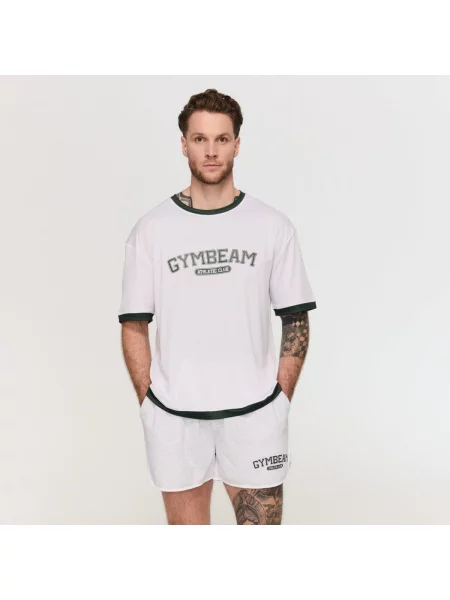 Szorty dresowe fitness oversize Varsity szare