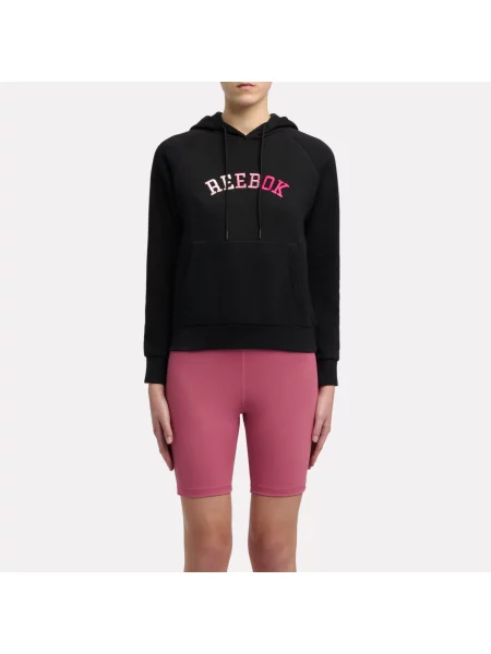 Reebok bluza z kapturem Ombre Logo Fleeceunisex Black Size: XS czarna