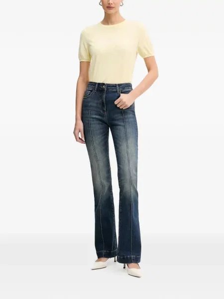 Tricou Patrizia Pepe scurt galben