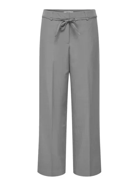 ONLY Kalhoty z materiálu Marine Straight Fit šedá