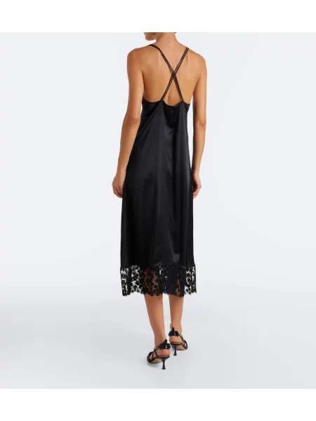 Rochie Fendi de mătase negru