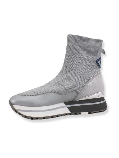 Sneakersy Liu Jo skórzane szare