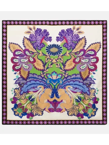 Fular La Doublej de mătase cu imagine