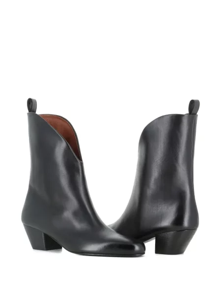 Botine Marsell din piele negru