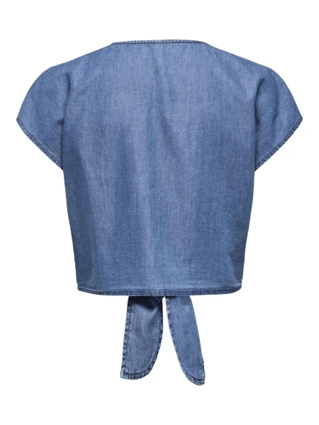 ONLY Bluză ONLBea denim albastru