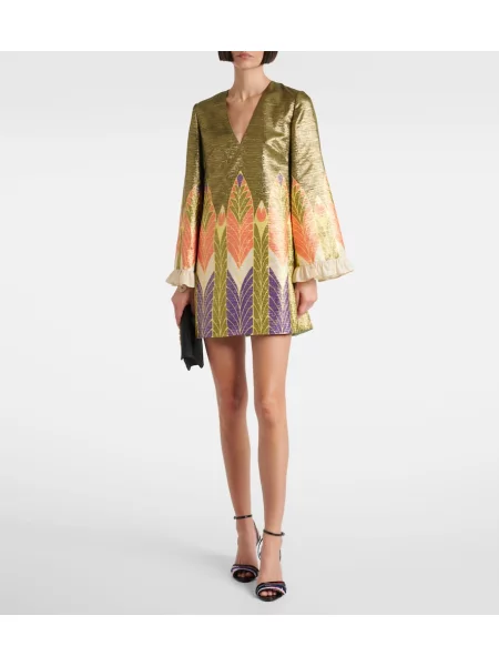 Rochie Valentino de mătase cu imagine