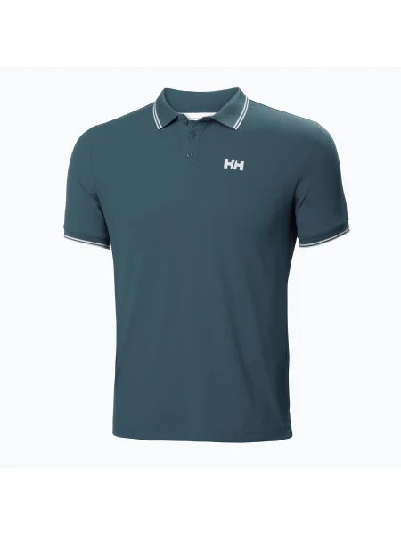 Tricou polo pentru bărbați Helly Hansen Kos Polo washed navy albastru închis