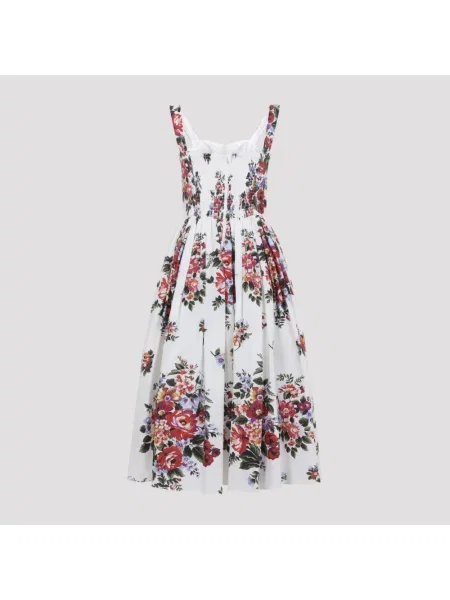 Sukienka midi Dolce And Gabbana biała