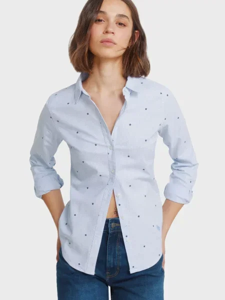 Твілова сорочка Springfield блакитна