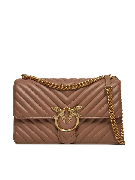 Geanta crossbody Pinko clasică bej