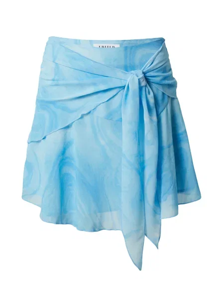 EDITED Fustă Lainani albastru alb