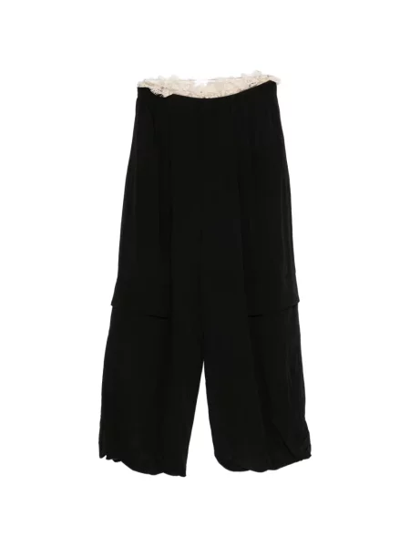 Pantaloni Sea din dantelă negru