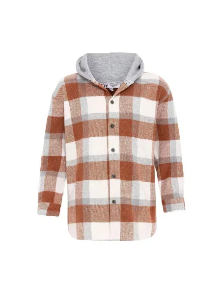 Williot Srajca Victor karamel / siva bela